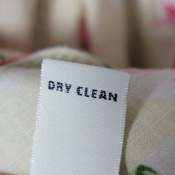 Banana Republic Womens Floral Linen Blend Coquette Back Tie Work Blazer Jacket 8 - Picture 10 of 10